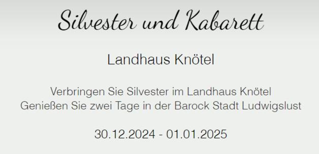 Landhaus Knoetel Ludwigslust Chambre photo